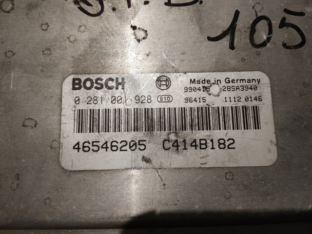 Fiat Bravo 1998-2001 Centraline motore usate  Bosch   
