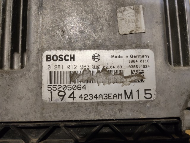 Fiat Croma  2005-2010 Centraline motore usate  Bosch   