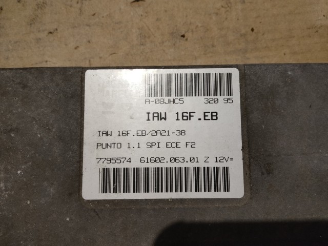 Fiat Punto I.  1993-1999 1993-1999 Centraline motore usate  Magnetti Marelli   