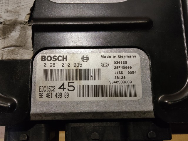 Peugeot 307 2000-2009 Centraline motore usate  Bosch   