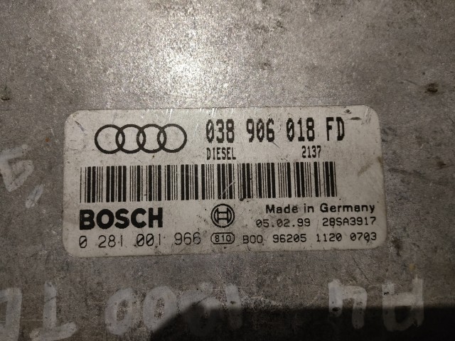Audi A4 2000-2015 Centraline motore usate  Bosch   