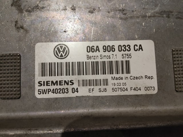 Volkswagen Golf V. 2003-2008 Centraline motore usate  Siemens   