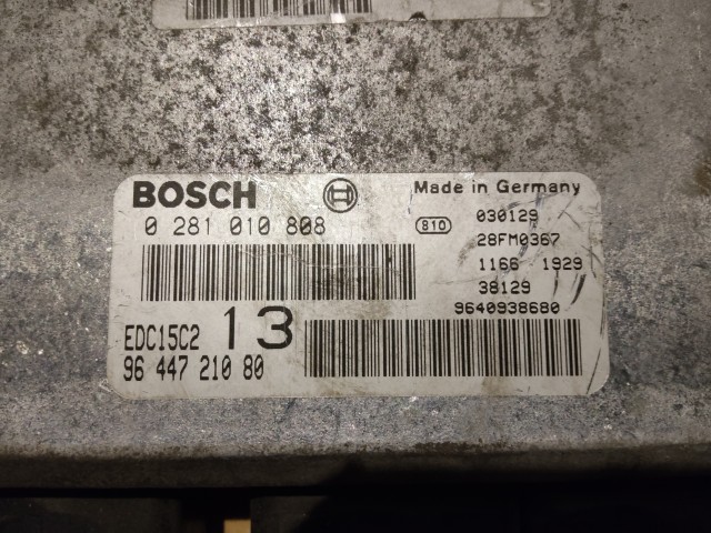 Citroen C5 2001-2004 Centraline motore usate  Bosch   