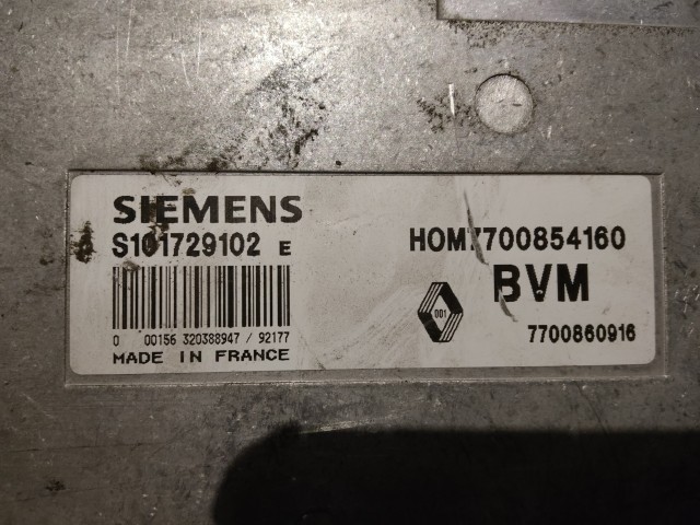 Renault Clio 1995 Centraline motore usate  Siemens   