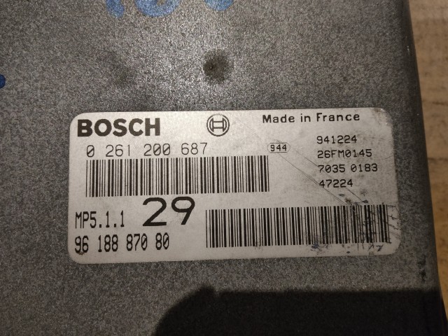 Citroen Xantia 1990 Centraline motore usate  Bosch   