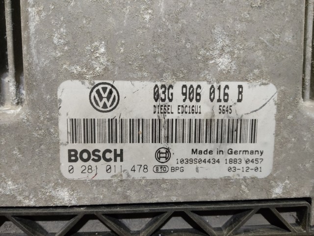Volkswagen Golf V. 2003-2008 Centraline motore usate  Bosch   