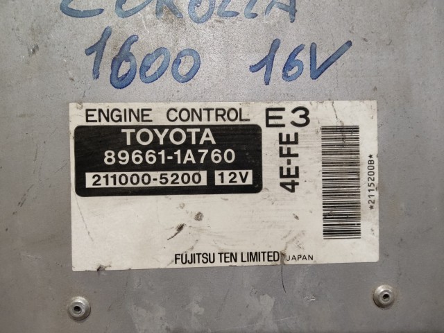 Toyota Corolla 2001-2007 Centraline motore usate    