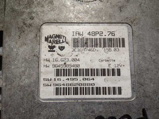 Peugeot 206 1998-2012 Centraline motore usate  Magnetti Marelli   