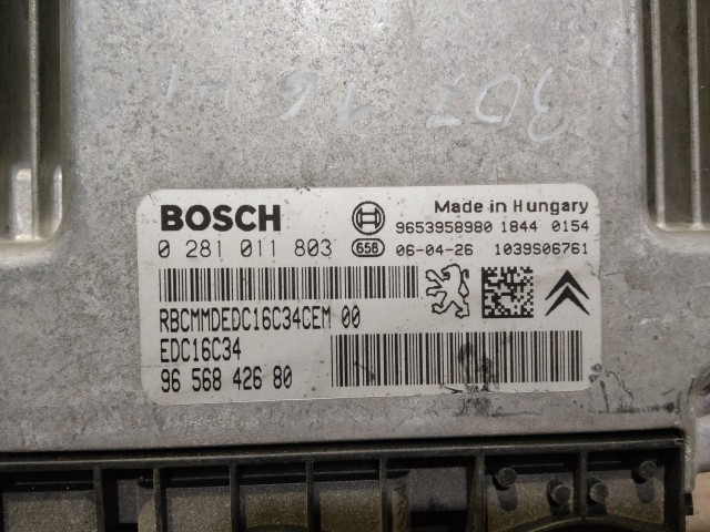 Peugeot 307 2000-2009 Centraline motore usate  Bosch   