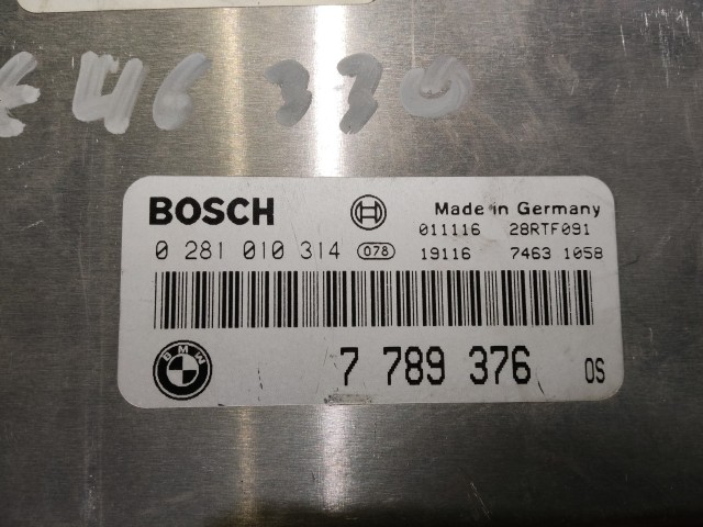 BMW E46 2000 Centraline motore usate  Bosch   