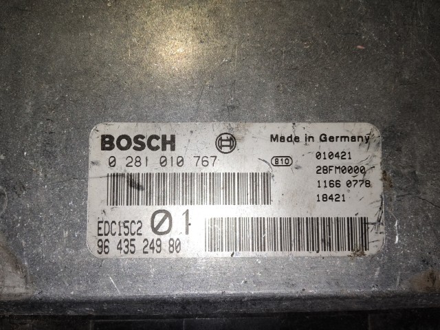 Peugeot 206 1998-2012 Centraline motore usate  Bosch   