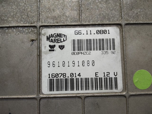 Peugeot 106 1996-2004 Centraline motore usate  Magnetti Marelli   