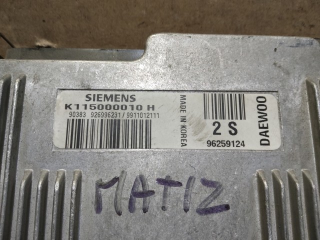 Daewoo Matiz 1998-2007 Centraline motore usate  Siemens   